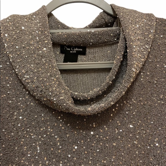 Nue Options Sequined Sweater Size PXL - Picture 2 of 6